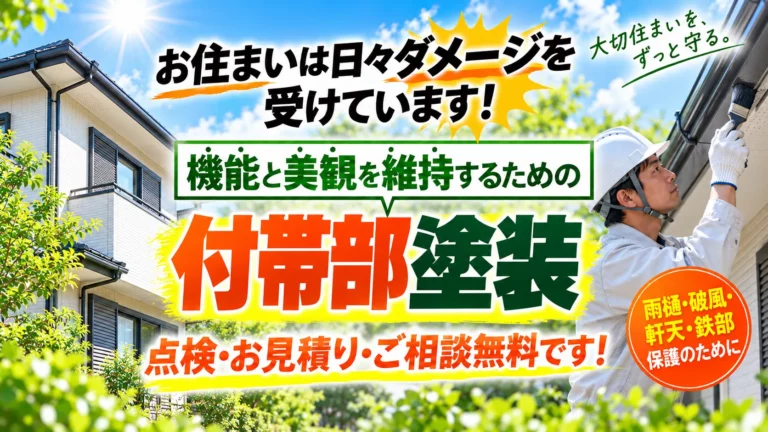 付帯部塗装のヒーロー画像