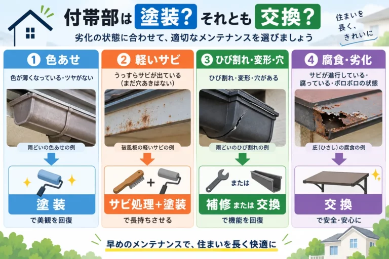 塗装と補修・交換の判断