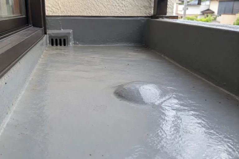ベランダ防水の膨れ・浮き