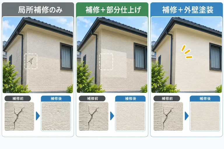 補修後の塗装判断