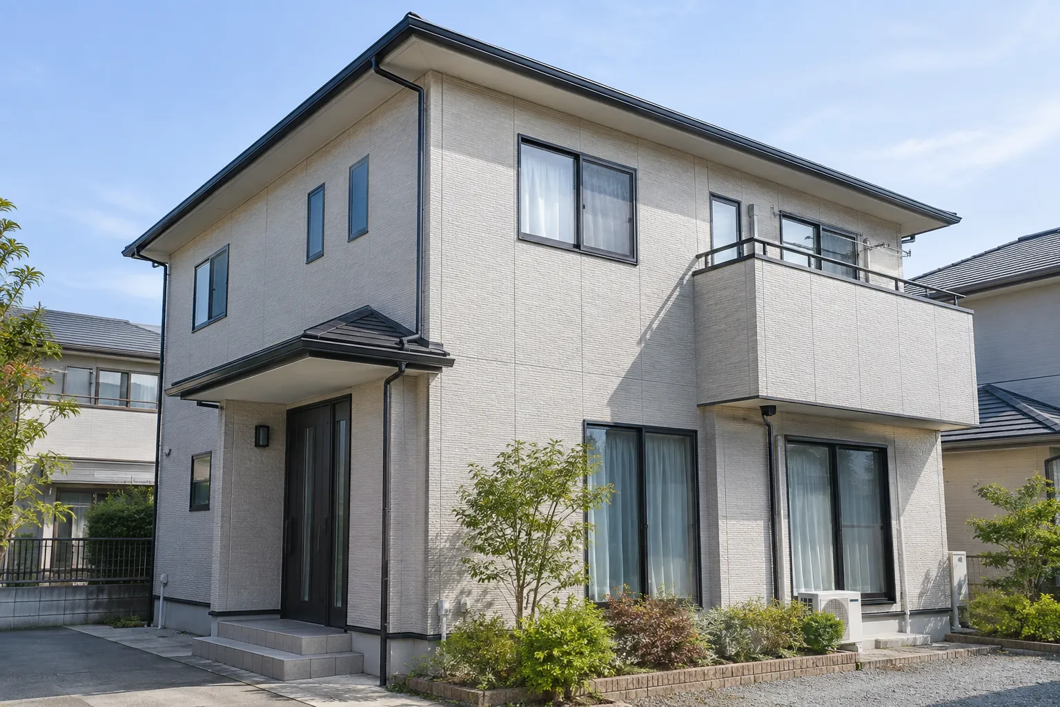 標準的なサイディング外壁の住宅イメージ