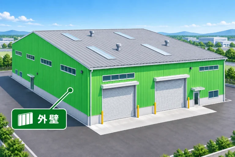 外壁塗装の施工範囲図