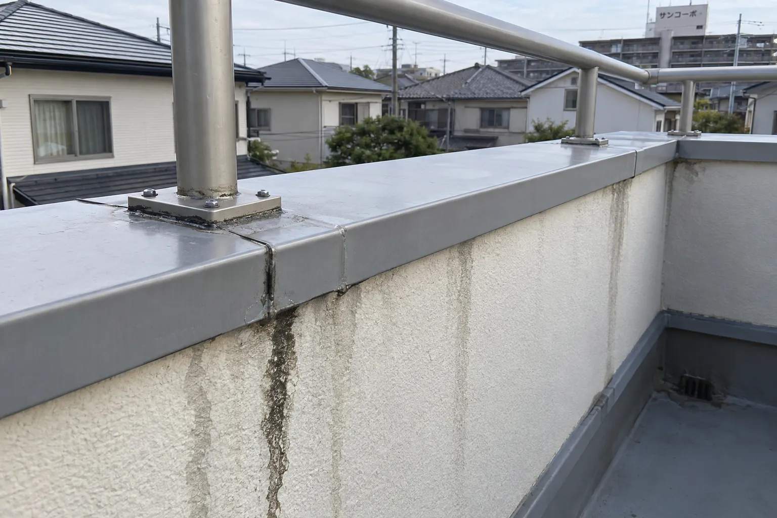 笠木・パラペットの雨漏り修理
