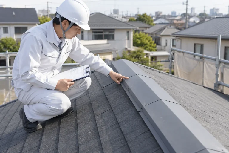 棟板金の現地調査