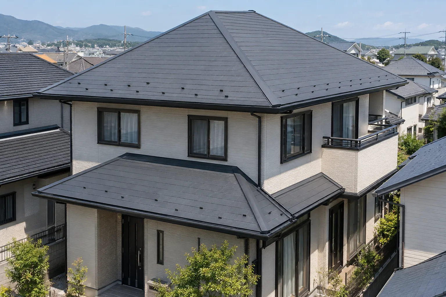 80平方メートルの標準的な屋根の見積り例