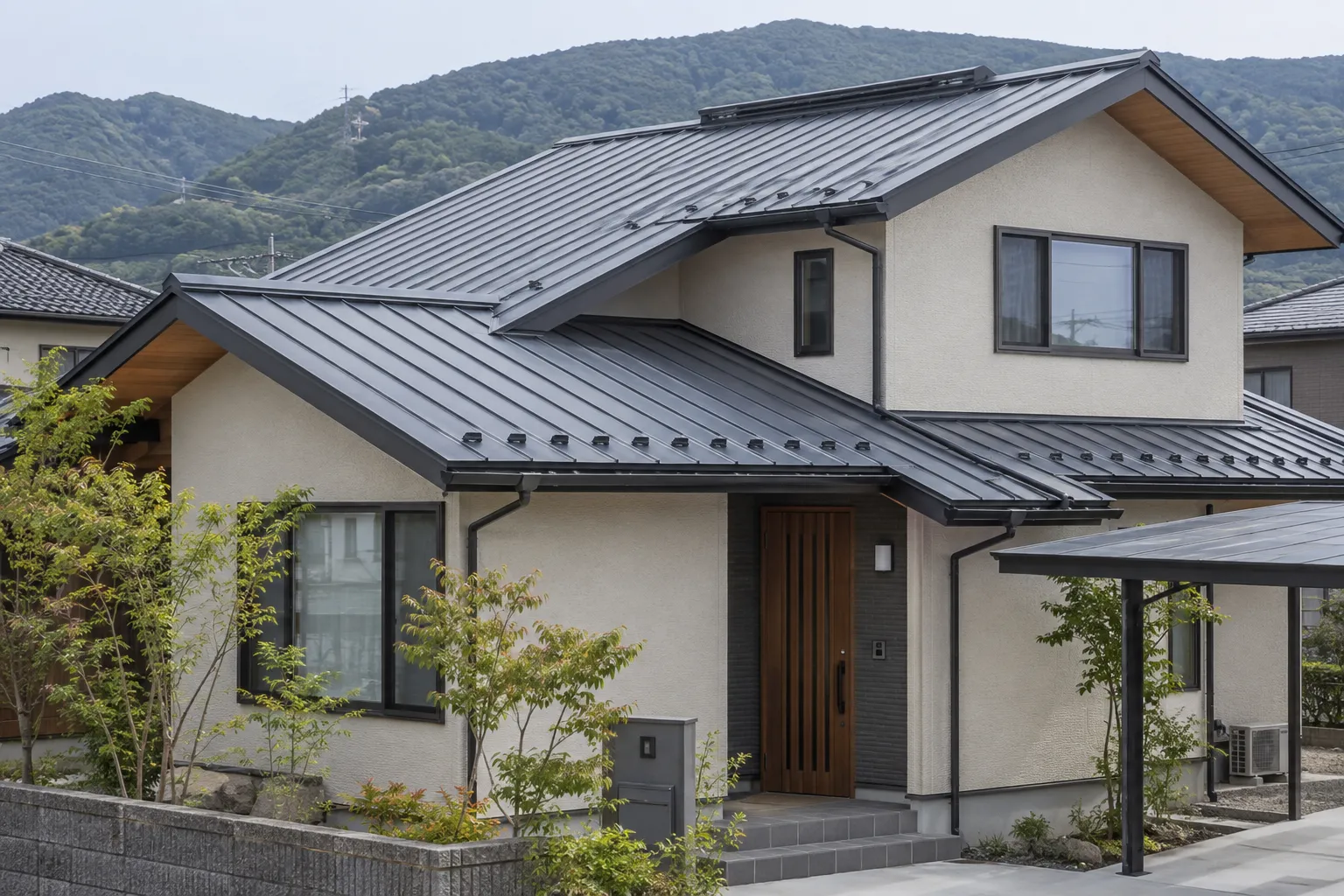 付帯工事を伴う住宅屋根