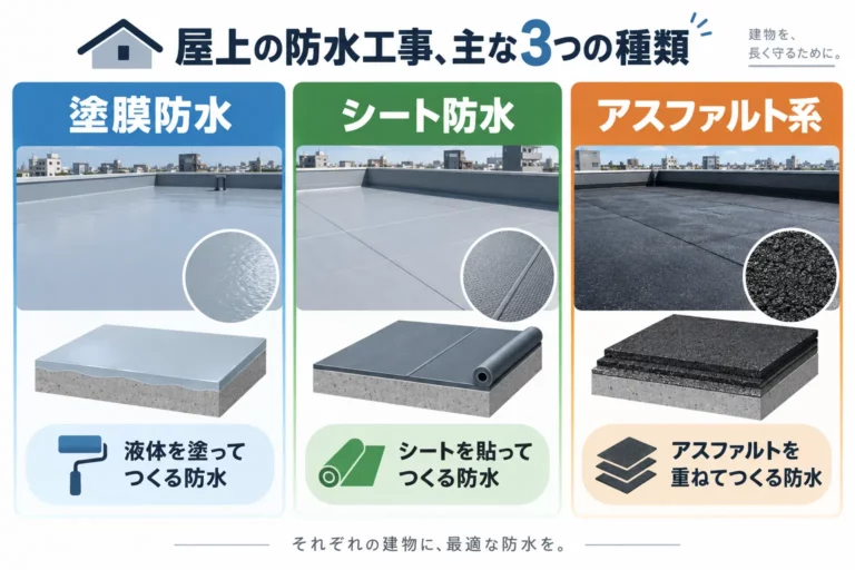 既存屋上防水の種類