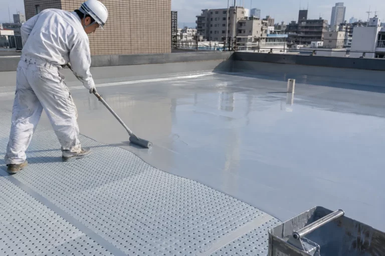ウレタン防水・通気緩衝工法