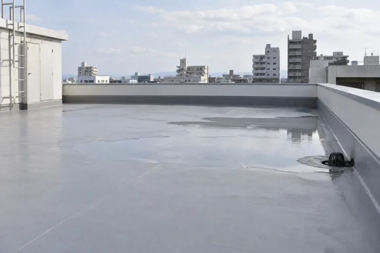 屋上の水たまり・勾配