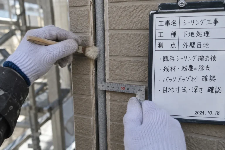 清掃・下地・二面接着確認