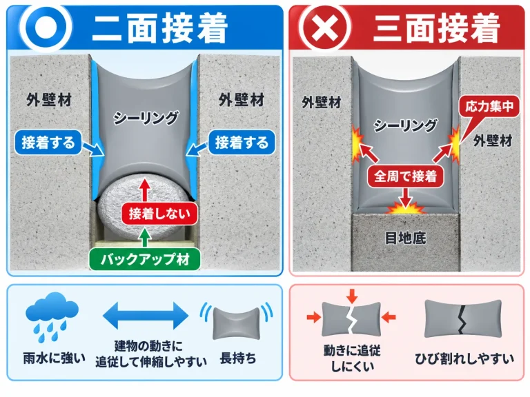 二面接着を示す説明図