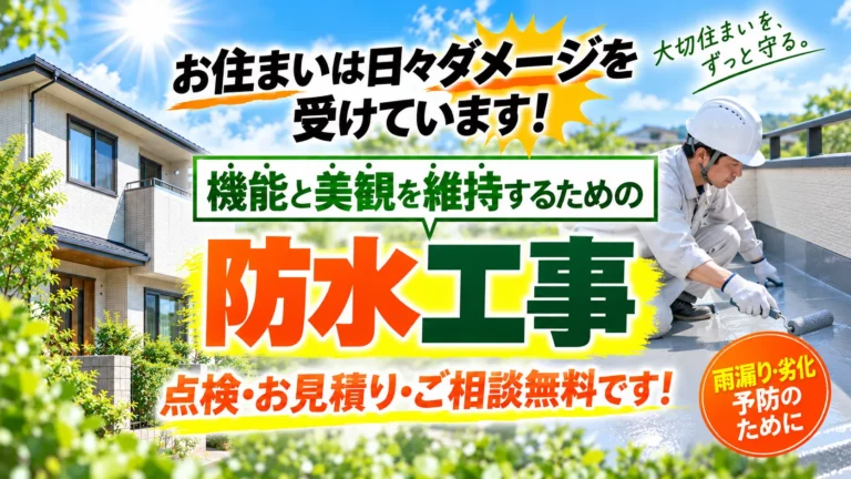 防水工事のヒーロー画像