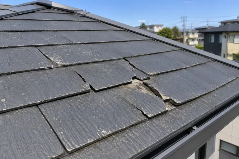 屋根材・棟板金の傷みの確認