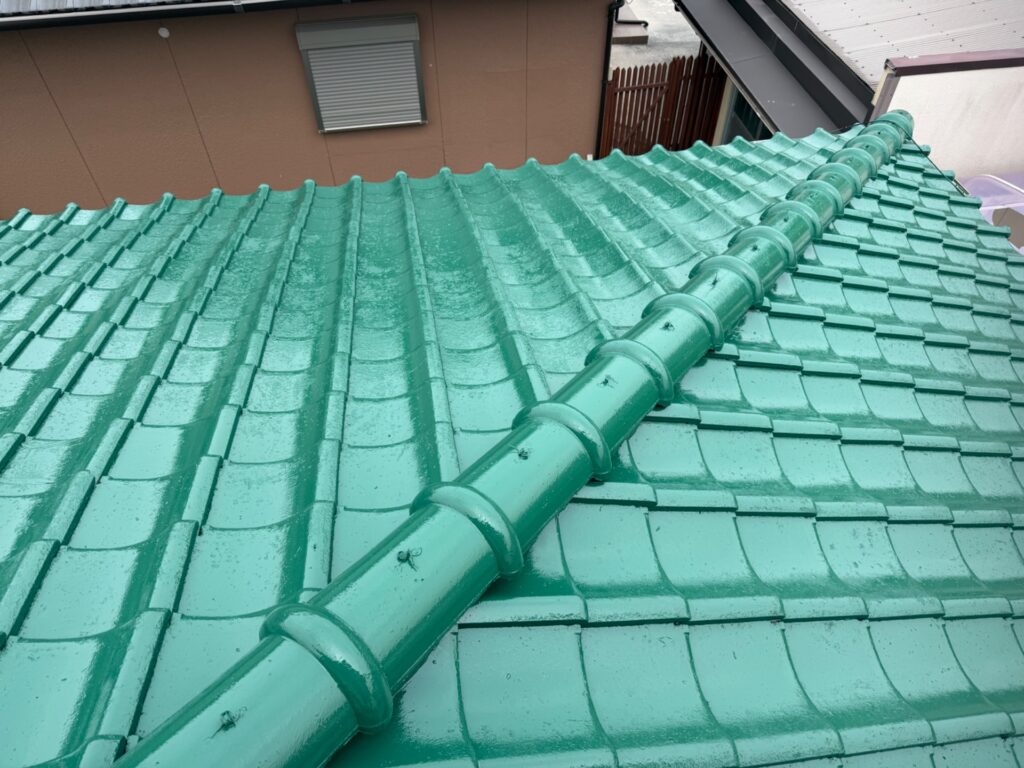 屋根塗装 完工写真