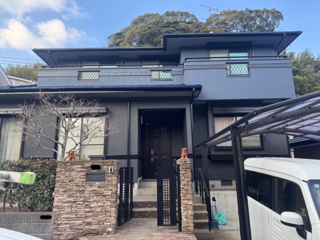 屋根塗装 外壁塗装 完工写真