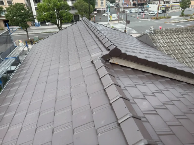 屋根葺き替え　完工写真
