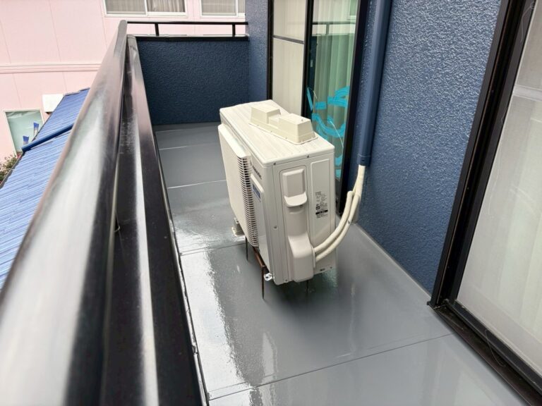 屋根塗装 外壁塗装 ベランダ防水　完工写真