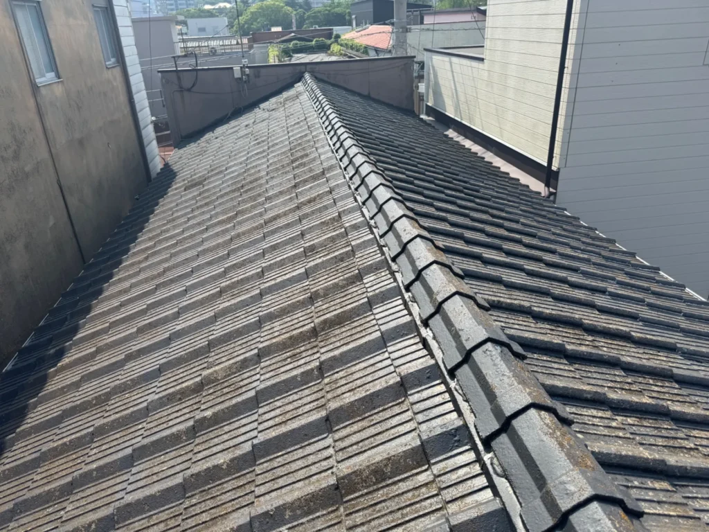 屋根葺き替え 施工前写真