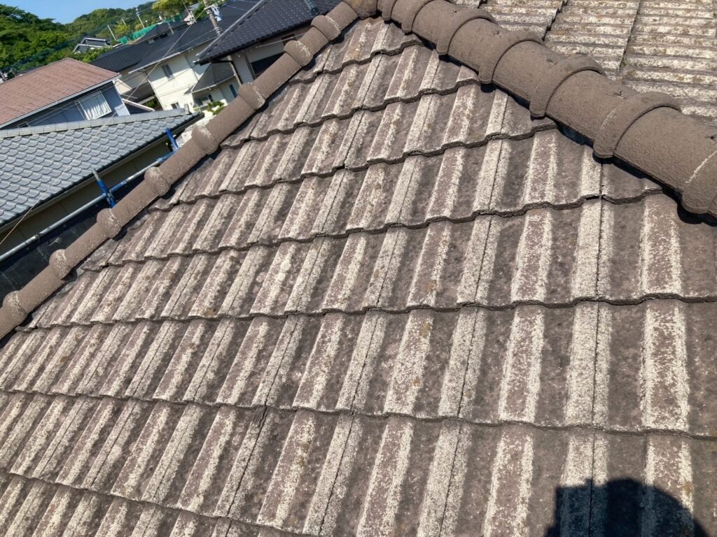 屋根塗装 施工前写真
