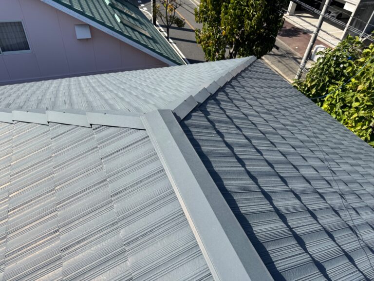 現地調査 屋根塗装前　
