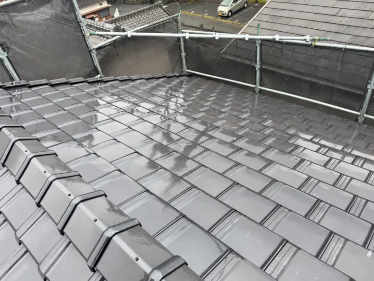 北九州市戸畑区｜雨漏りした屋根を葺き替え・外壁塗装