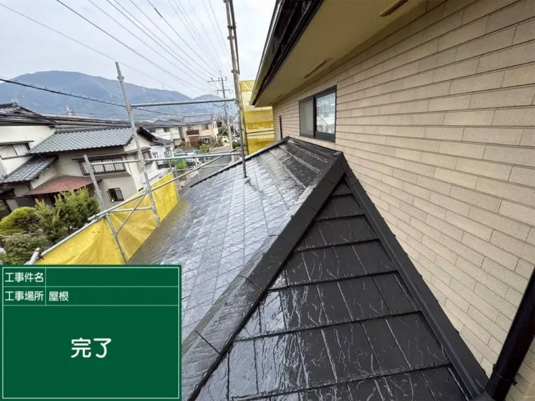 屋根塗装 完了