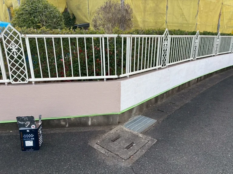 擁壁 下塗り 中塗り