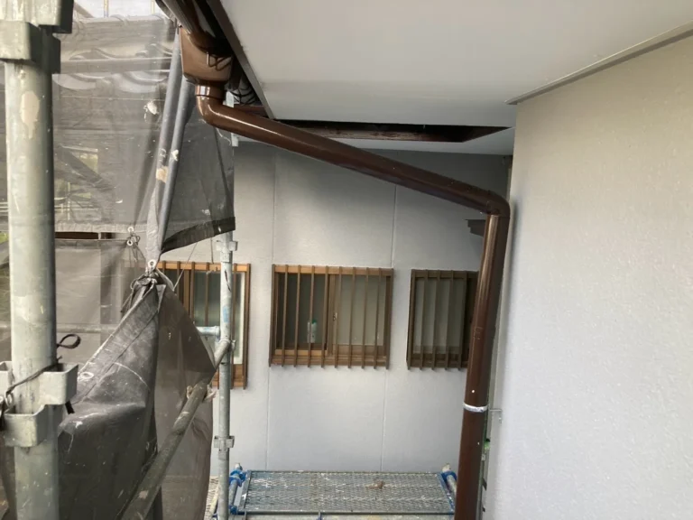 外壁塗装 施工中写真